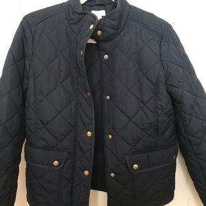 Navy Blue Quilted JCrew Jacket OWO 💙
